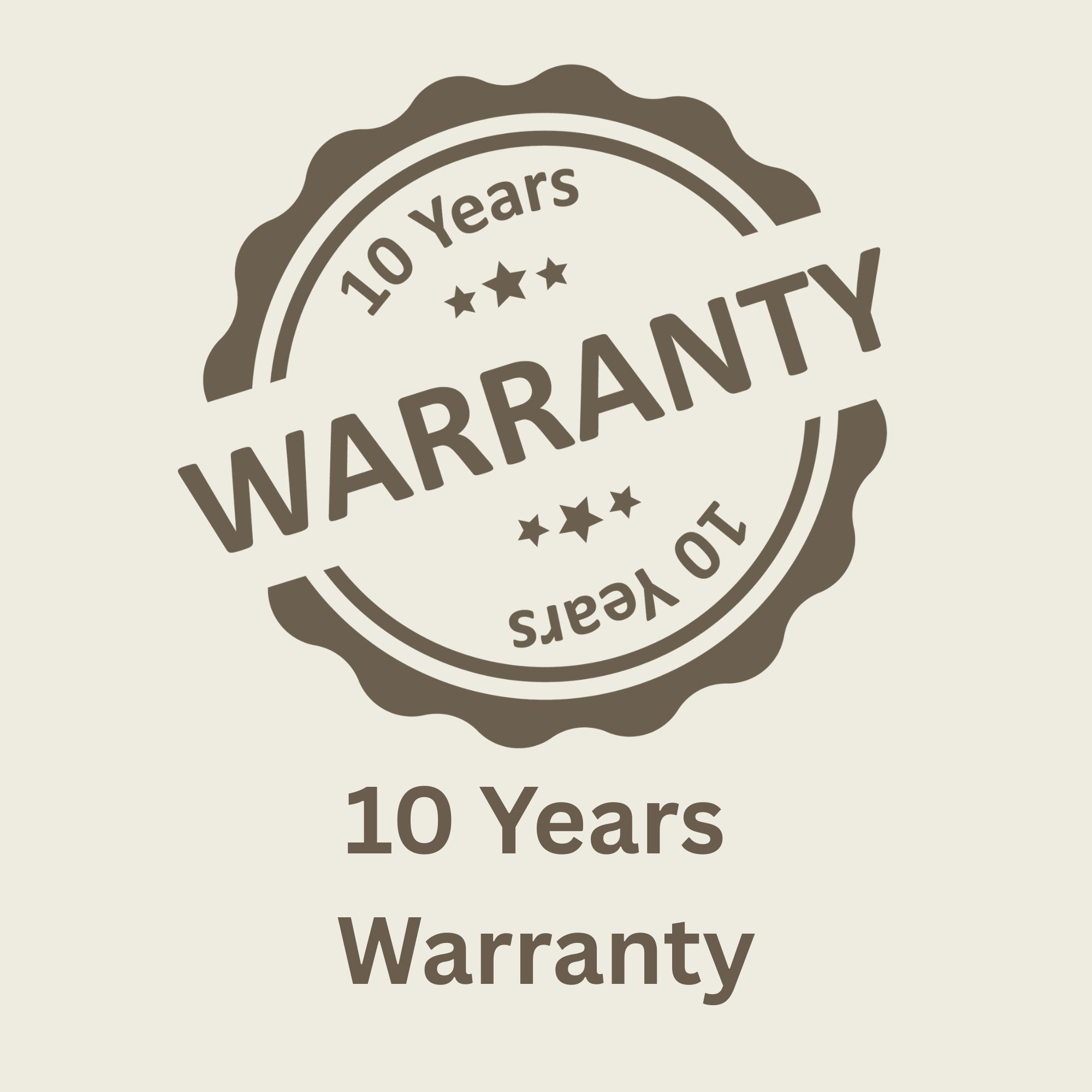 10 Years Warranty