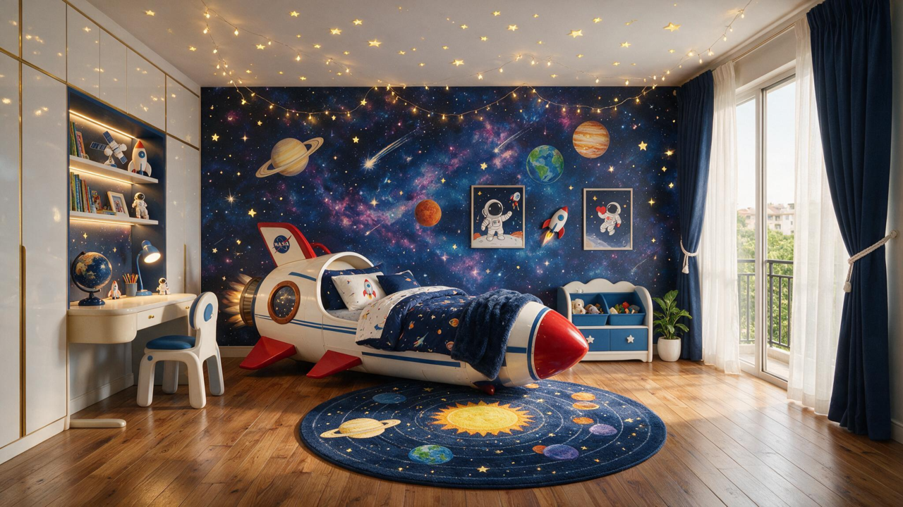 Cartoom Theme Bedroom