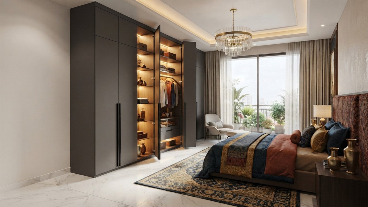 Foaldable Wardrobe Design