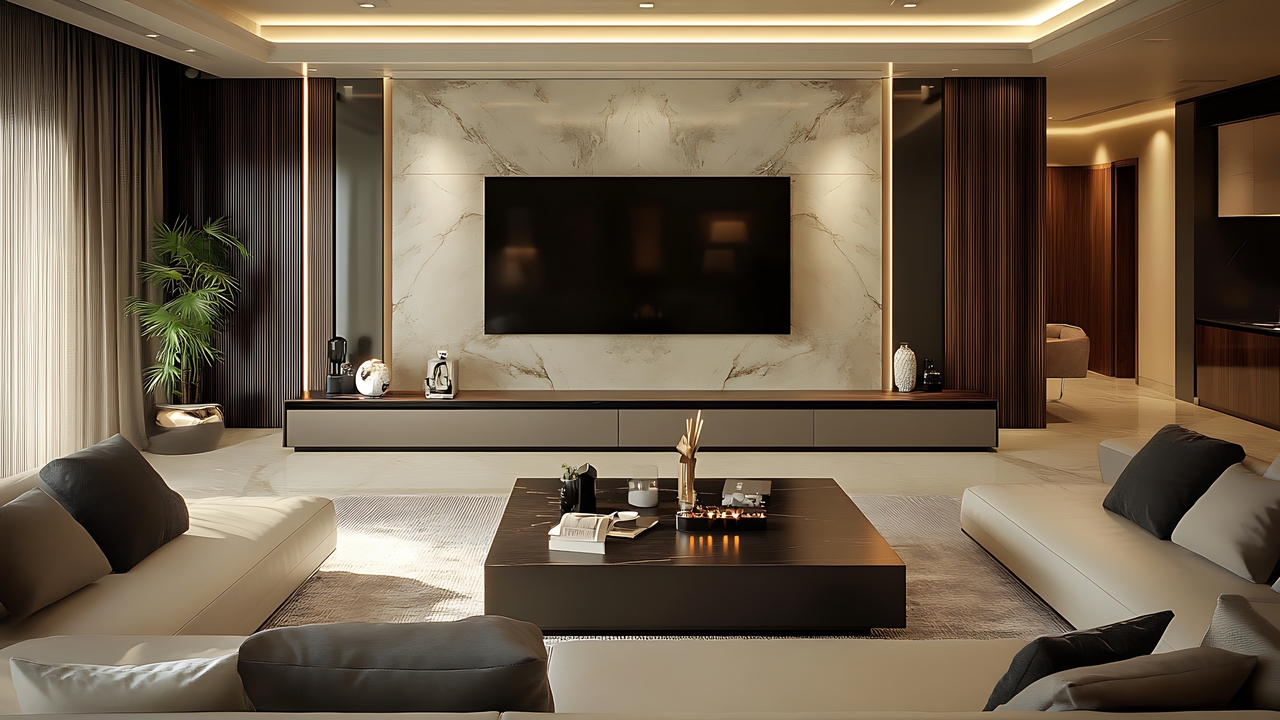 Luxury Tv Unit Design (1)
