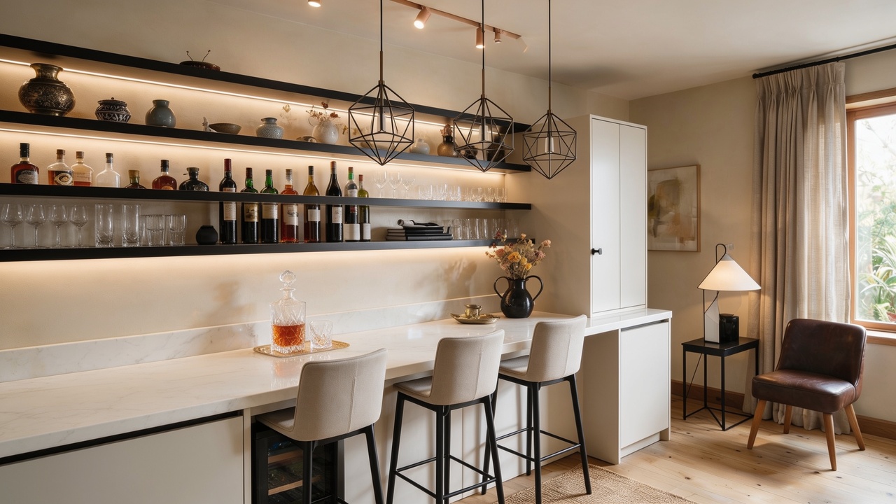 Minimalist Home Bar Designs (2)