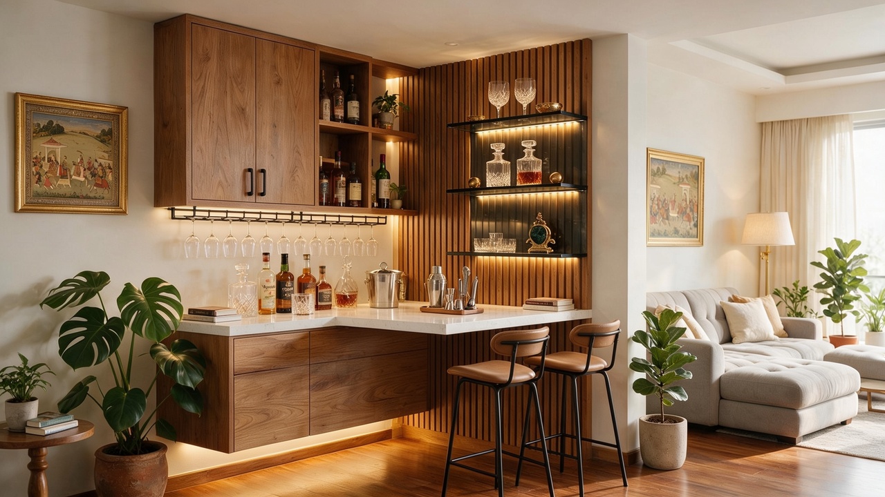 Minimalist Home Bar Designs