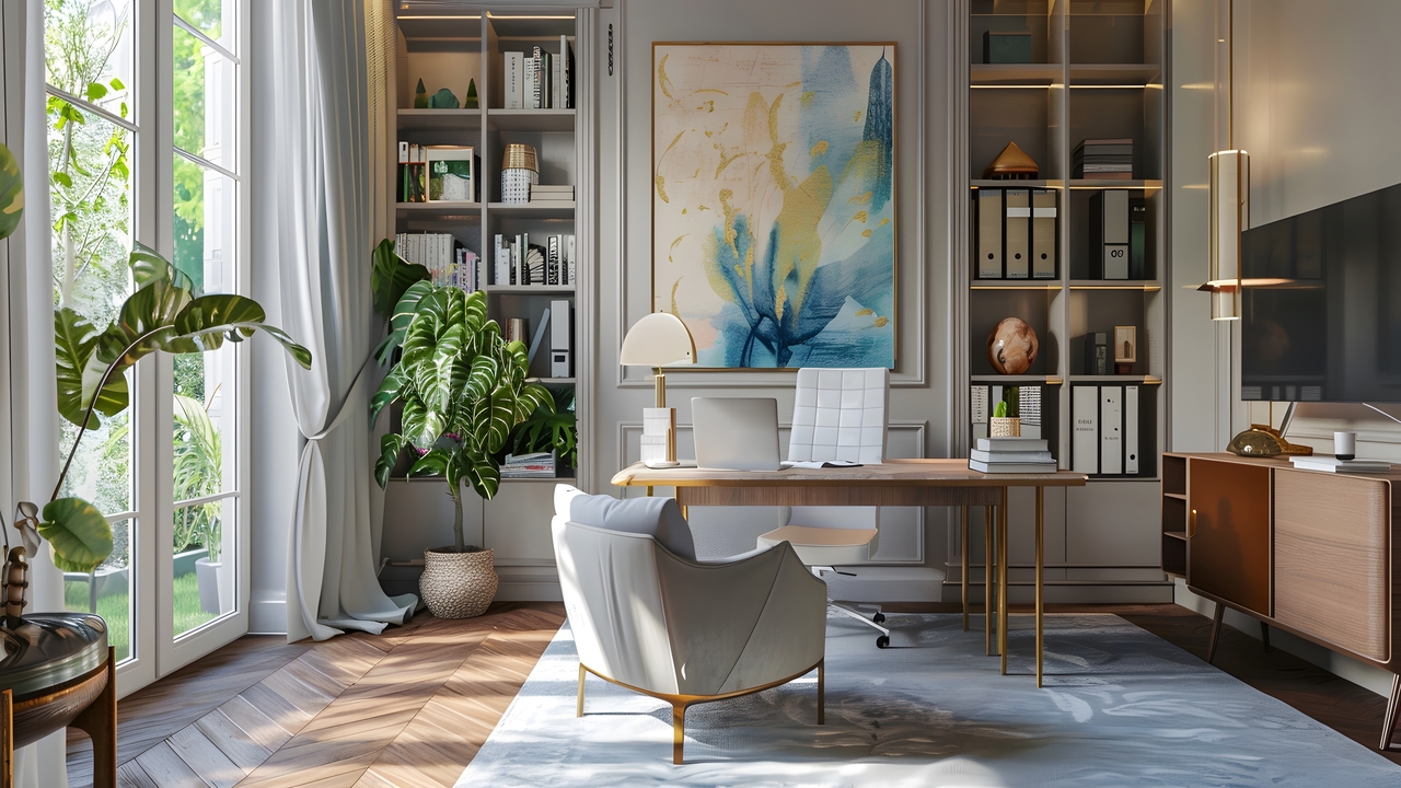 Minimalist Home Office Designs (3)