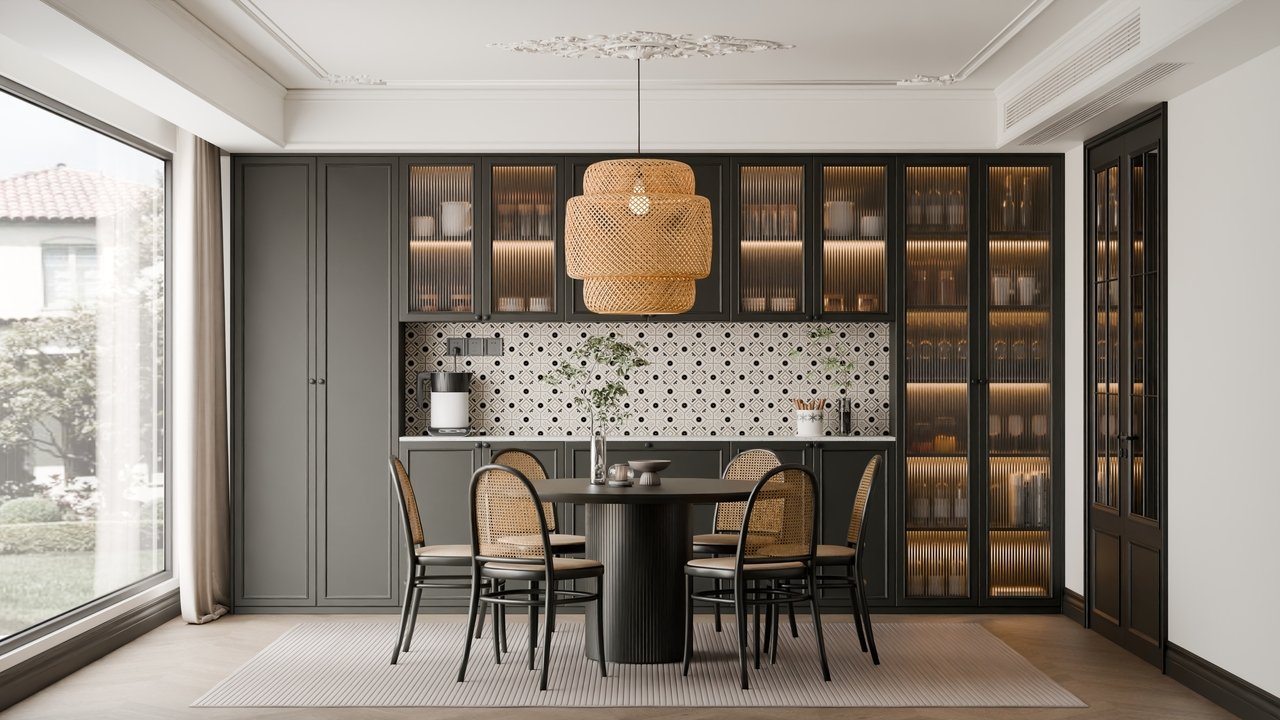 Modern Crockery Unit Design (4)