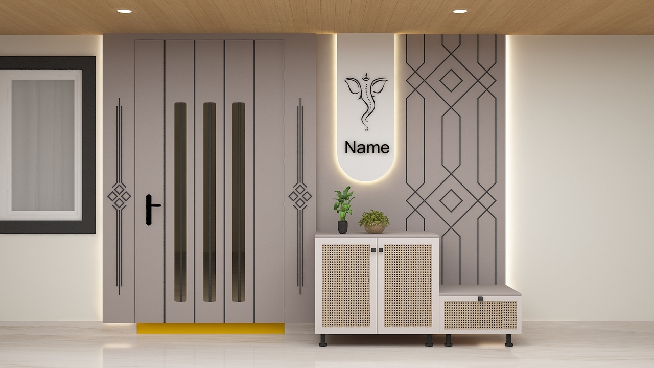 Modern Main Entry with Shoe Rack (2)