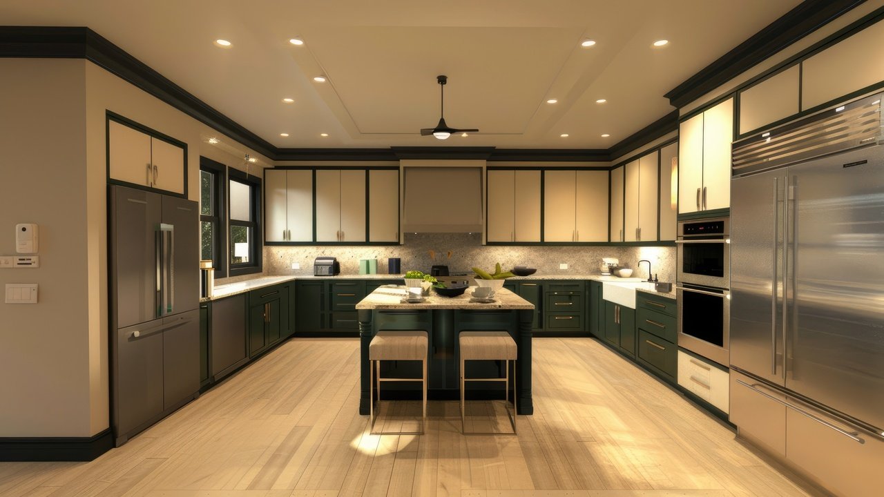 U Shaped Kitchen