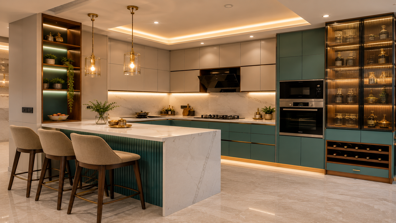 G shape kitchen