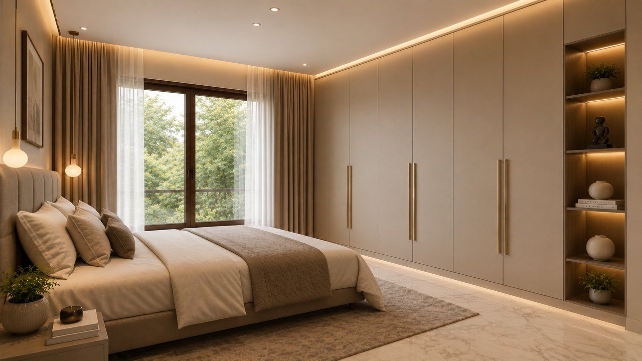 Openable Wardrobe Design