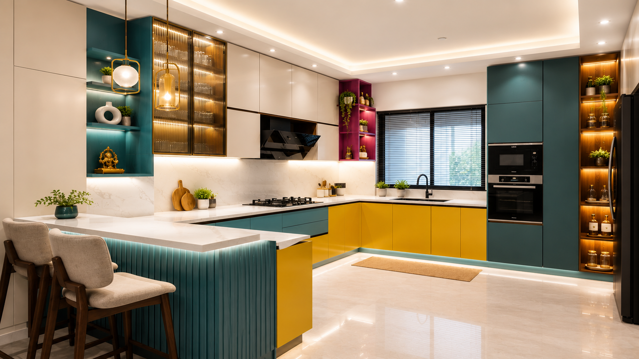 pennisula kitchen